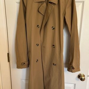 Old Navy Double-Breasted Tan Trench Coat